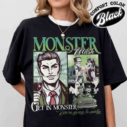 Monster Mash Comfort Colors, Monster Mash Shirt, Monster Mash Tshirt, Ghost Halloween Shirt, Get in Monster Shirt, Monster Shirt, Fall Shirt