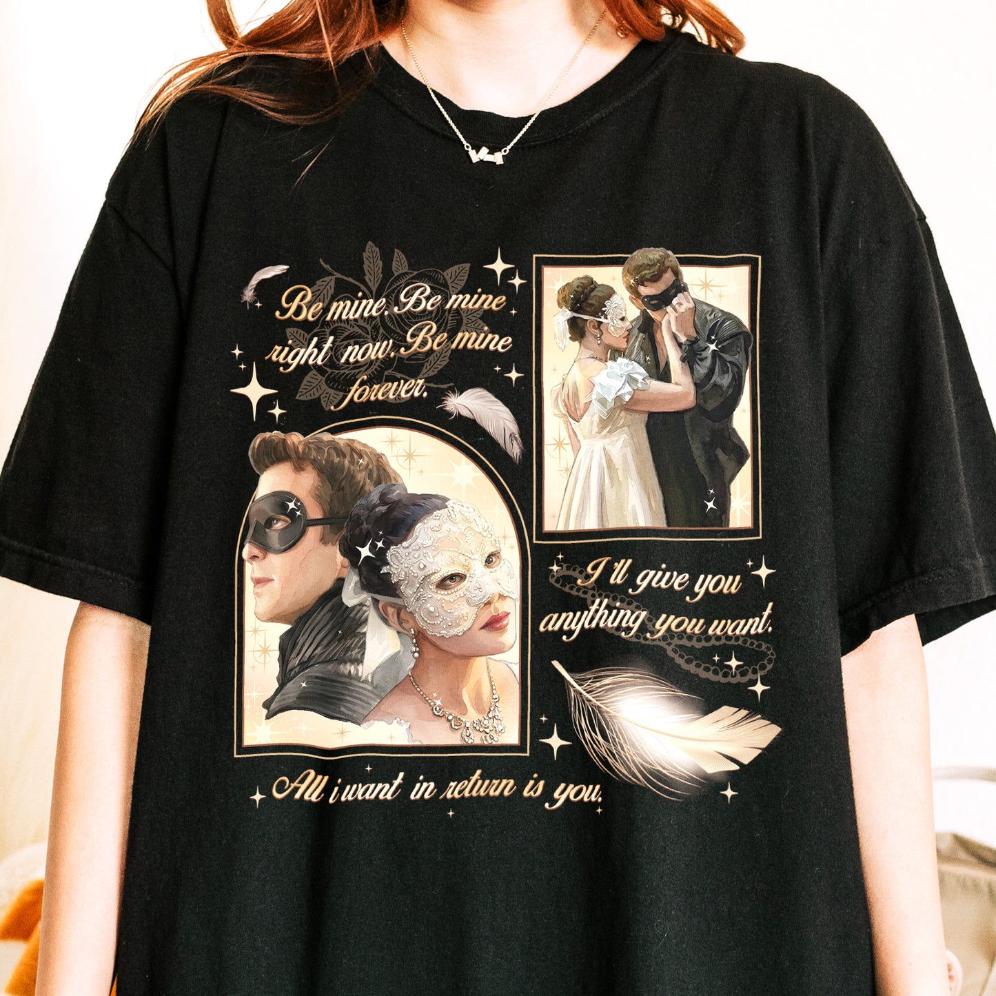 From Masquerade to Marriage – Benophie Inspired – Bridgerton Benedict & Sophie Regency Romance Tshirt