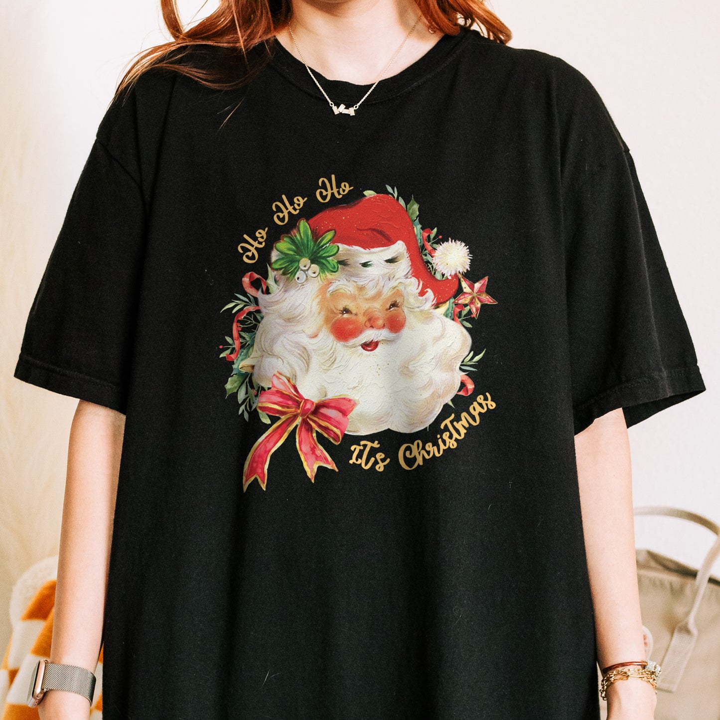 Vintage Santa Claus Retro Christmas Shirt