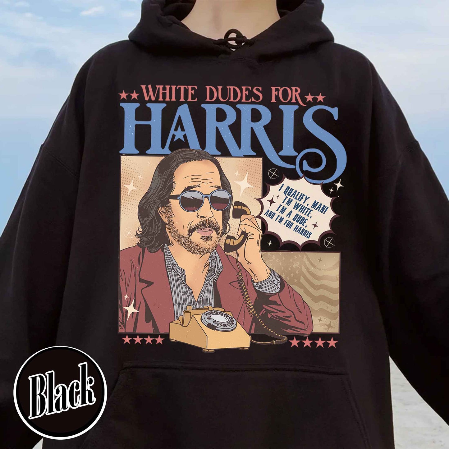 Election Hoodie, White Dudes for Madam President Hoodie, Men Zoom for Madam President Hoodie
