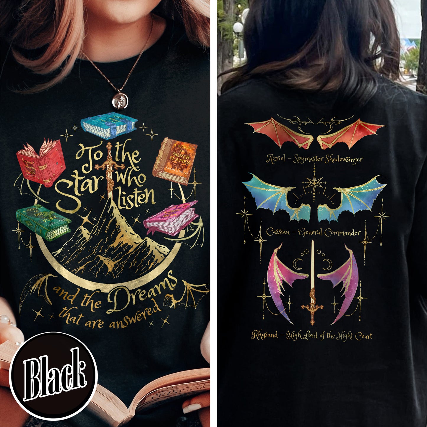 Fan Of ACOTAR Series Two Sided Sweatshirt,Velaris Sweatshirt Acotar Velaris City Of Starlight,Rhysand Sweatshirt,The Bat Boys Sweatshirt,SJM Inspired Sweatshirt