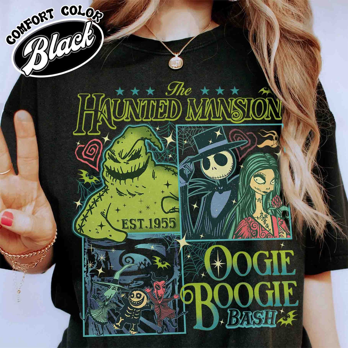 Nightmare On Main Street Comfort Colors Tshirt, Halloween Shirt For Women, Halloween Fall Shirt Retro Halloween Shirt, Haunted Mansion Shirt