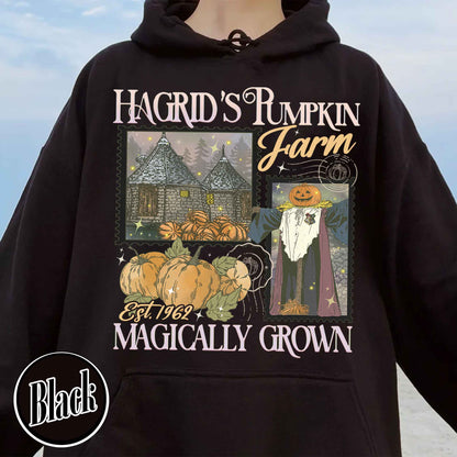 Halloween Hoodie, Hagrids Pumpkin Patch Hoodie, Harry Potter Hoodie