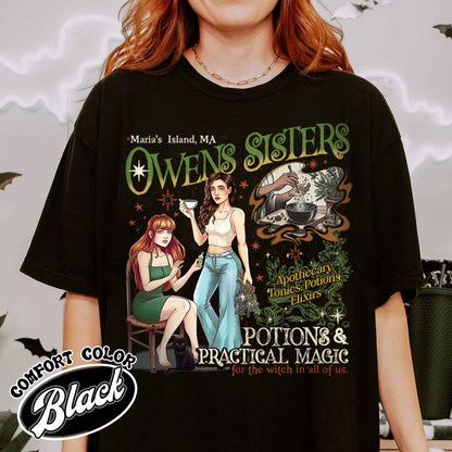 Owens Sisters Apothecary Shirt, Owens Sisters Shirt, Owens Sisters, Salem Apothecary Halloween Shirt, Witchy Shirt, Apothecary Shirt, Fall Shirt