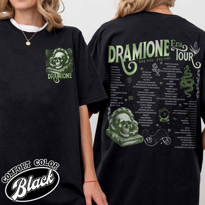 Dramione Tour Comfort Color Shirt, Bookish Fan Fic Shirt, Magic Wizard School, HP Shirt, Wizard School Snake House, Dramione Book Club, Green House Shirt