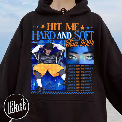 Music Tour Hoodie, Hit Me Hard and Soft Hoodie, BOAF Hoodie, Gift for Her, Women Hoodie