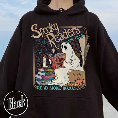 Bookish Hoodie, Acotar Ghost Hoodie, Book loverHalloween Hoodie, Spooky Ghost Skeleton Hoodie