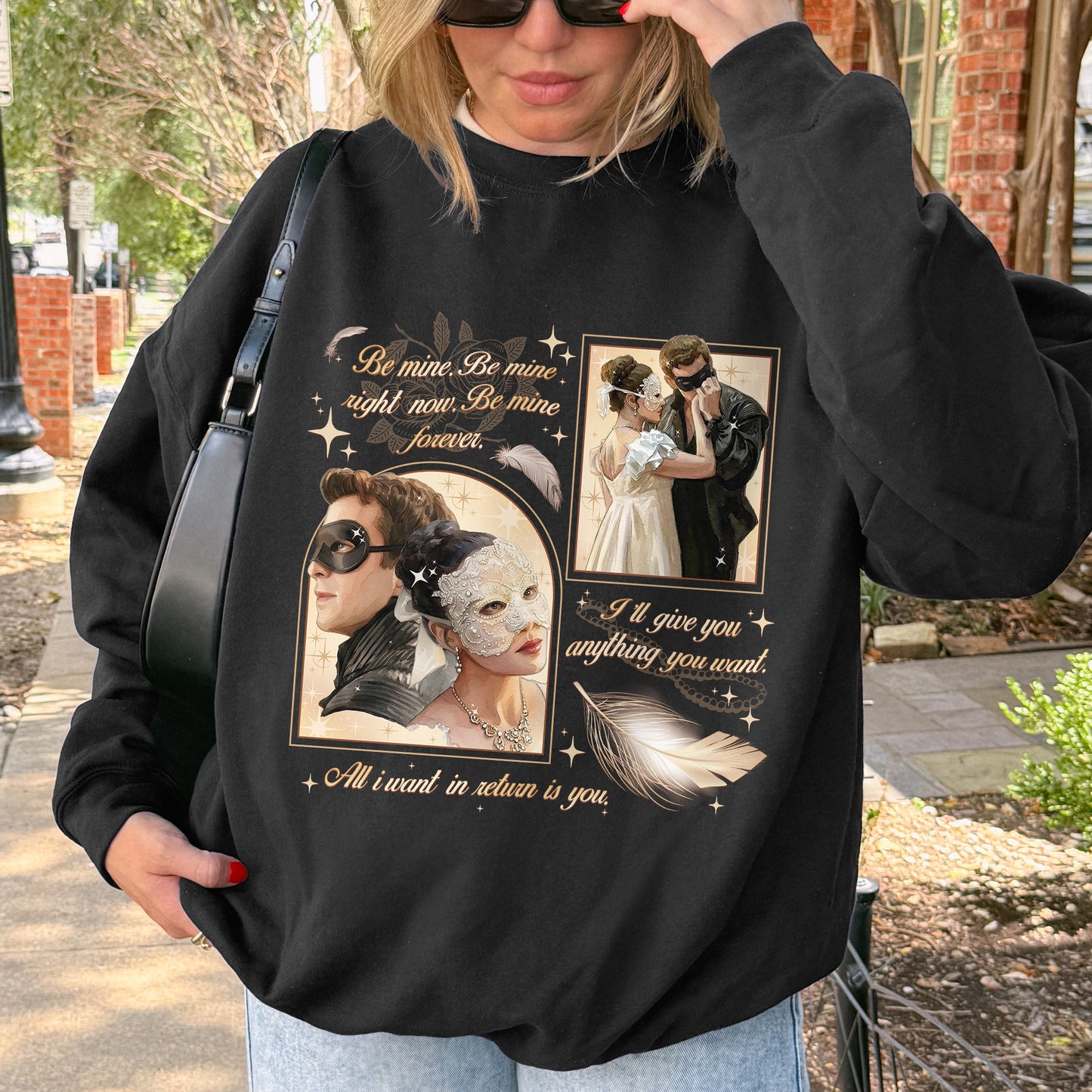 From Masquerade to Marriage – Benophie Inspired – Bridgerton Benedict & Sophie Regency Romance Sweatshirt