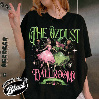 The Musical Ozdust Ballroom Shirt, Dancing Through Life Shirt, Wicked Musical Shirt, Witch Broomstick Shirt, Green Witch Shirt, Pink Witch Shirt