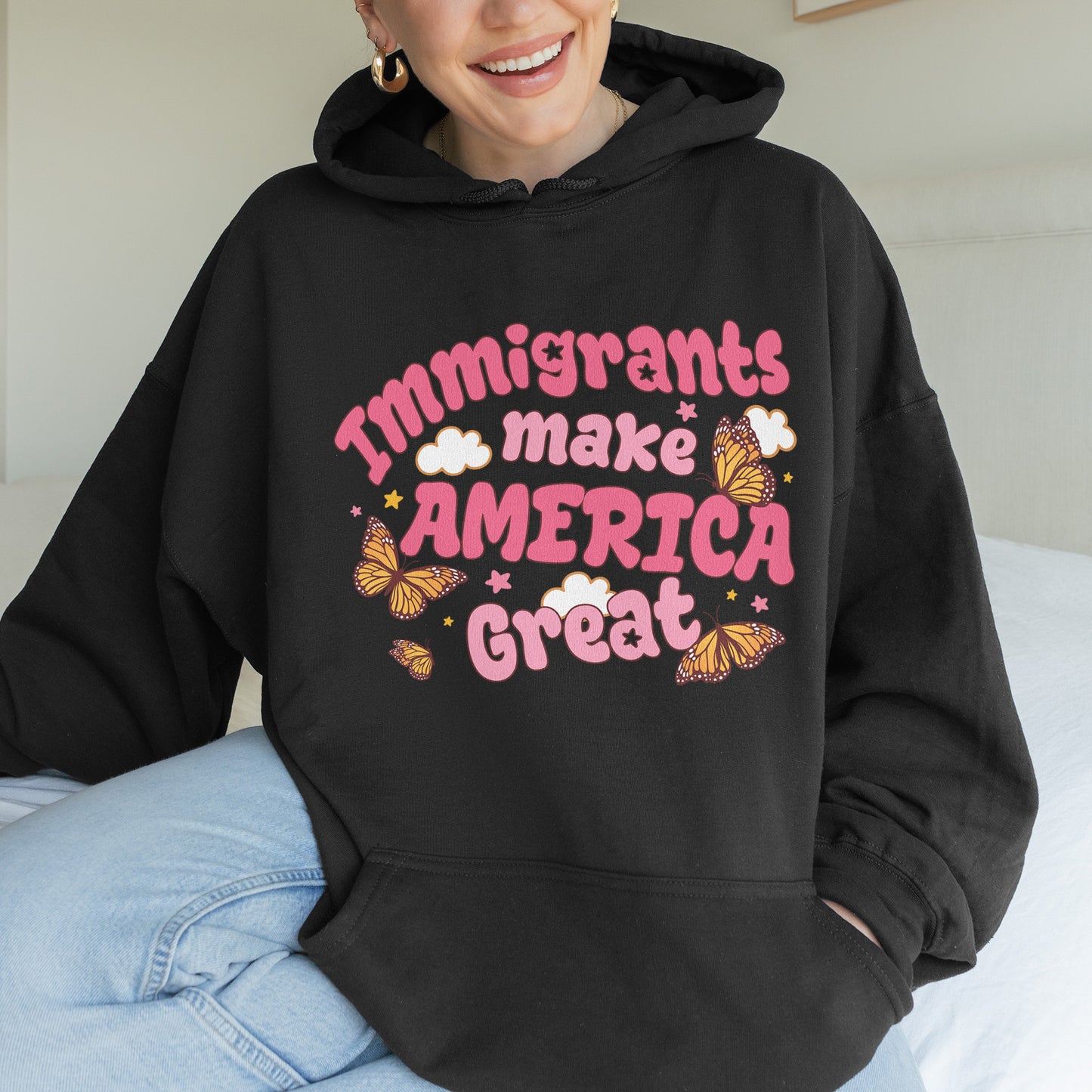 Immigrants Make America Great Activist Hoodie