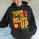Turn the Volume Up, Zohran Mamdani, Zohran NYC Mayor, Progressive, Liberal, NYC 2026, Democracy Hoodie