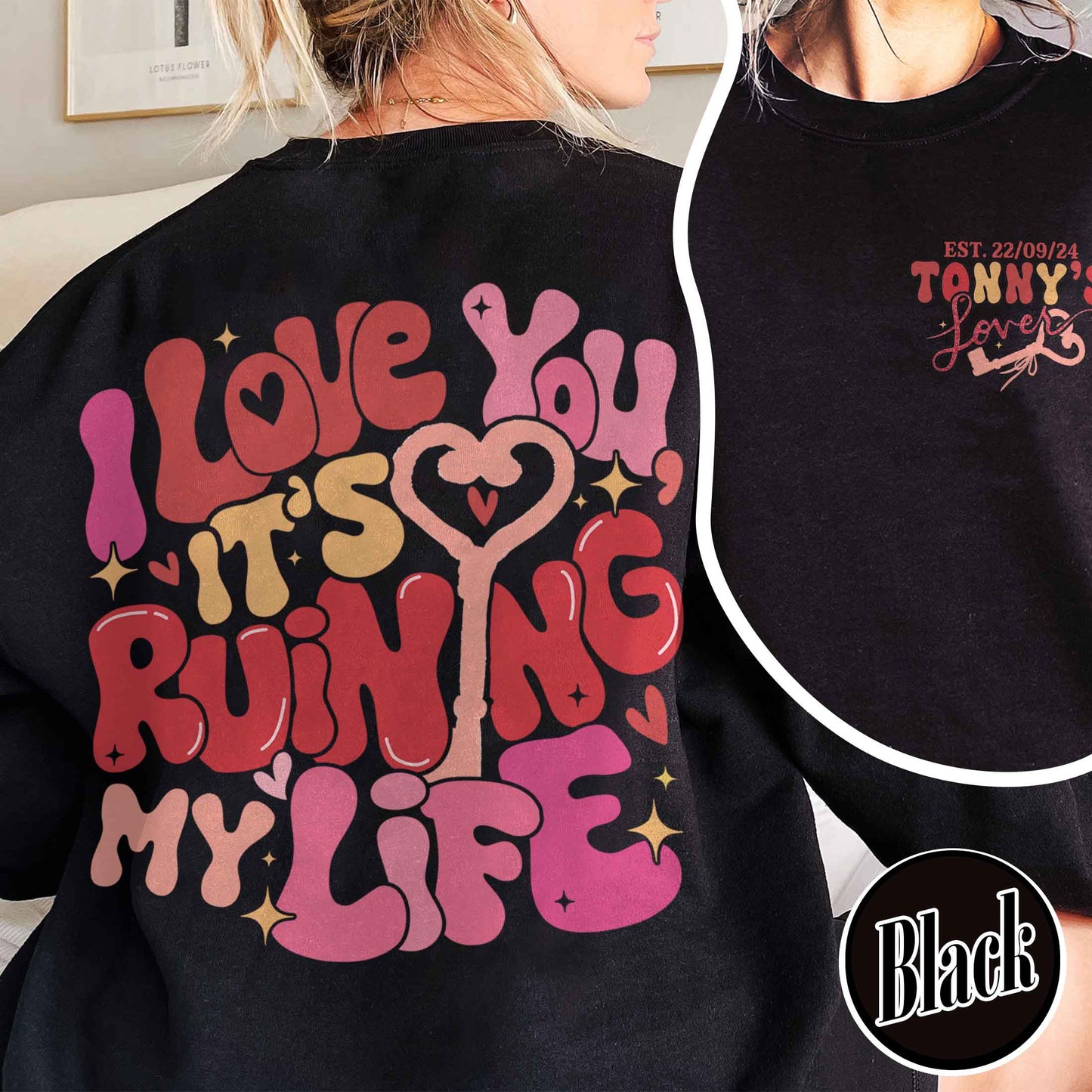 Custom Couples SweatShirt, She Found Her Lover Personalized, She Found Her Lover Theme, Lover Lyrics SweatShirt, Gift for Her, Gift for Him