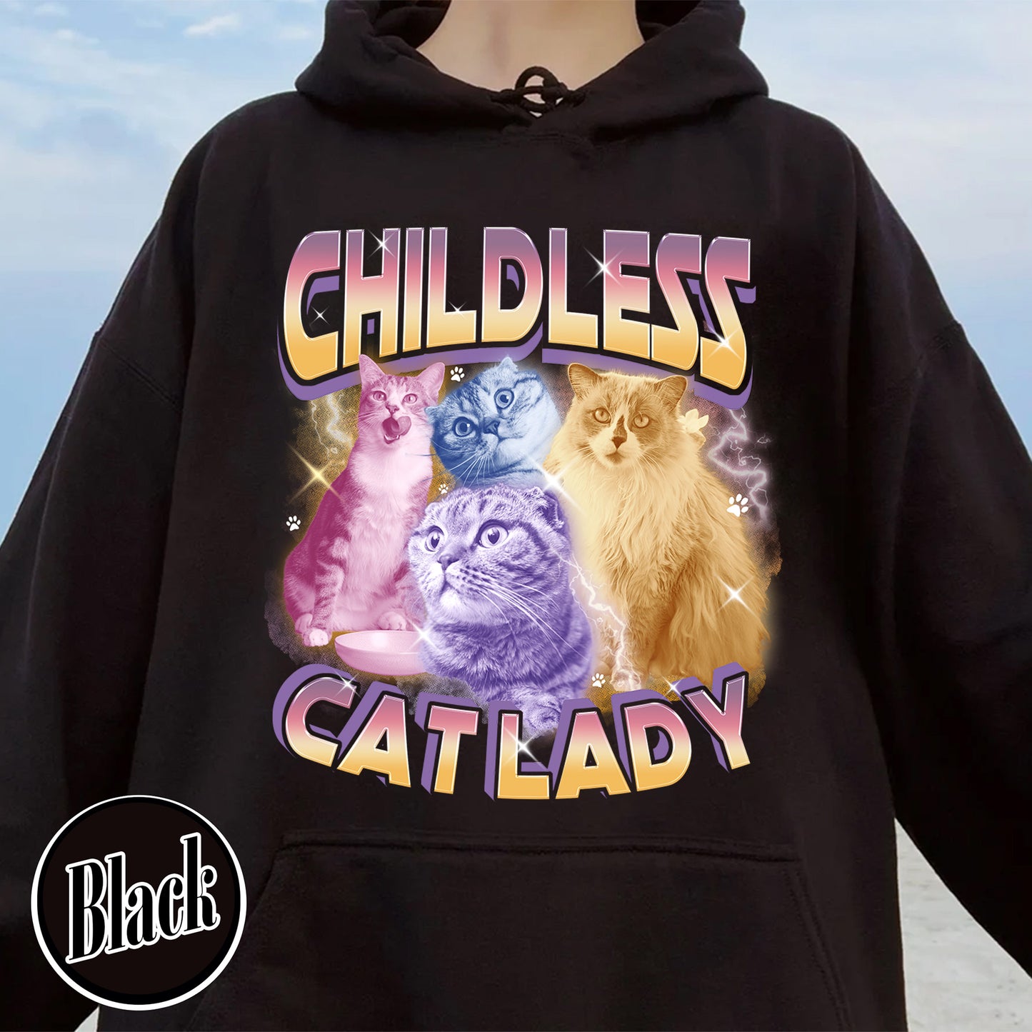 Election Hoodie, Childless Cat Lady Custom Bootleg 2024 Hoodie, Madame President Hoodie
