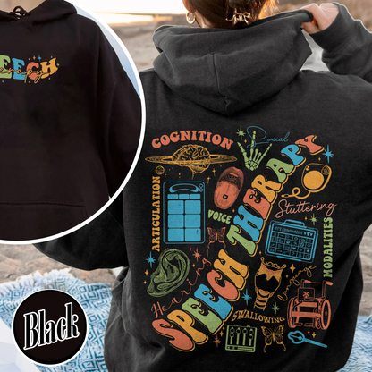 Speech Therapy Month, Its a Good Day for Speech Therapy, Good Day for Speech Therapy Hoodie, Speech Language Pathologist, Sign, Slp Gifts