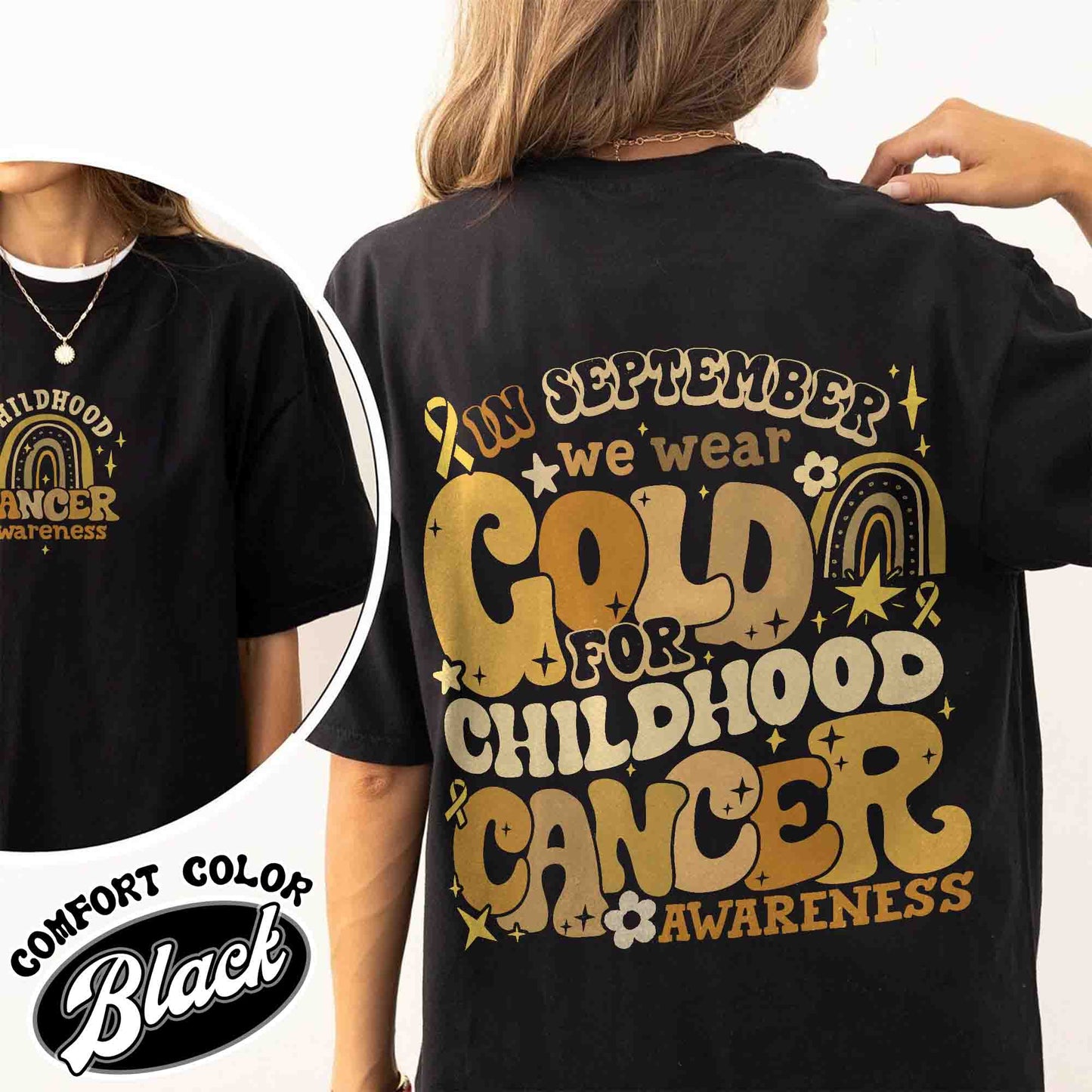 Childhood Cancer Awareness Month Shirt, I Wear Gold For Childhood Cancer Awareness Tshirt, Nurse Tshirt, Childhood Cancer Support Squad