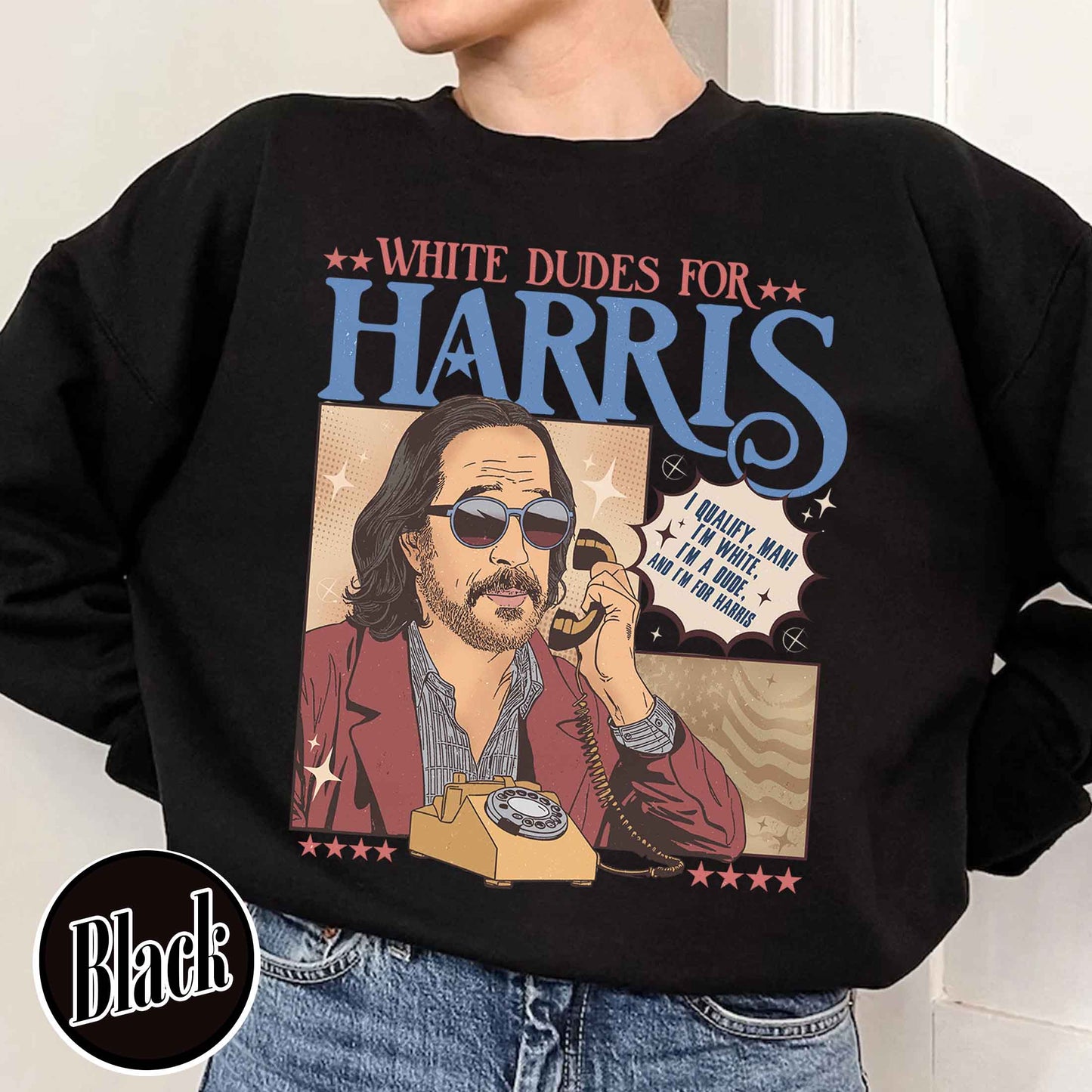 Election Sweatshirt, White Dudes for Madam President Sweatshirt, Men Zoom for Madam President Sweatshirt