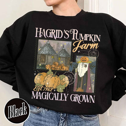 Halloween Comfort Color Sweatshirt, Hagrids Pumpkin Patch Sweatsshirt, Harry Potter Sweatshirt
