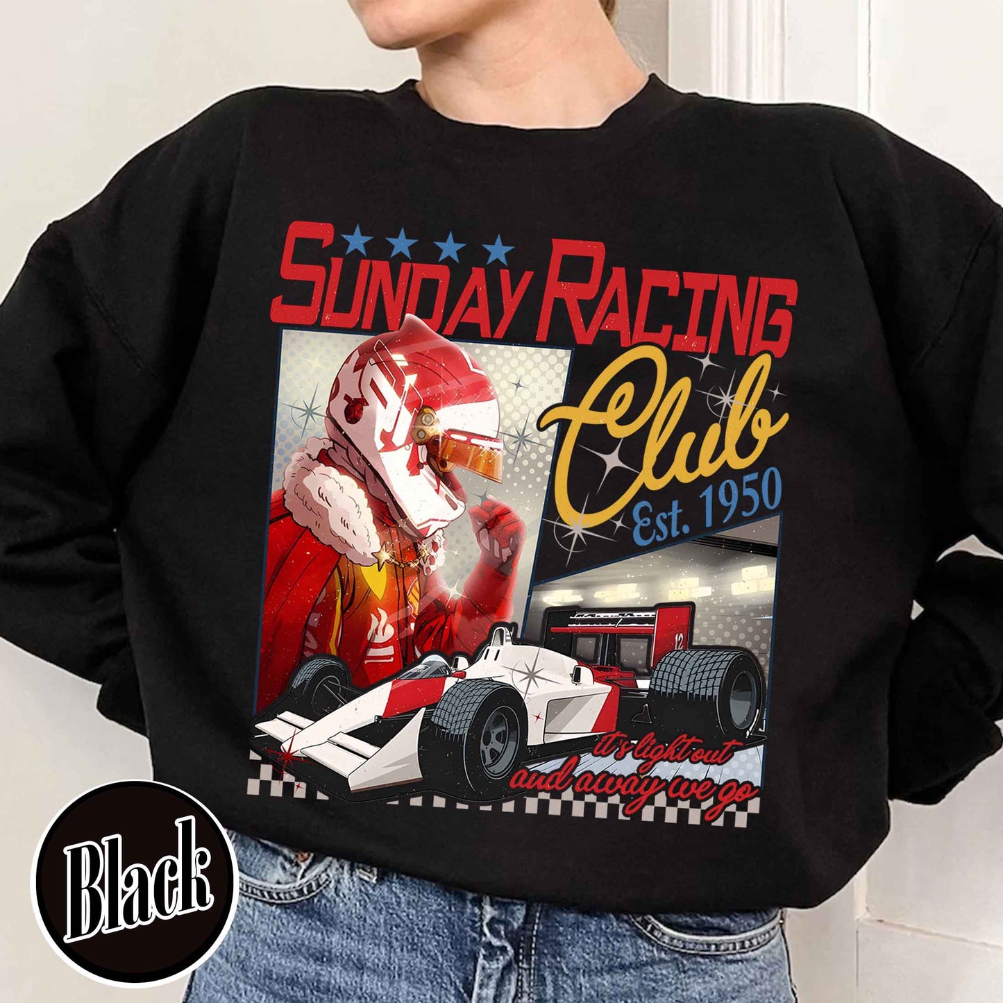 Sundays Racing Club Sweatshirt, Formula 1 Sweatshirt, Sunday Racing Club, Racing Car Outfit Sweatshirt, Sundays for F1, Sundays Are for Formula One, F1 Sweatshirt