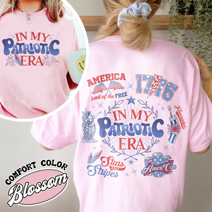 Patriotic Comfort Colors Shirt, America Retro Shirt, Red White And Blue, Independence Day Tee, Usa Flag, 4th Of July Shirt, Fourth Of July Shirt