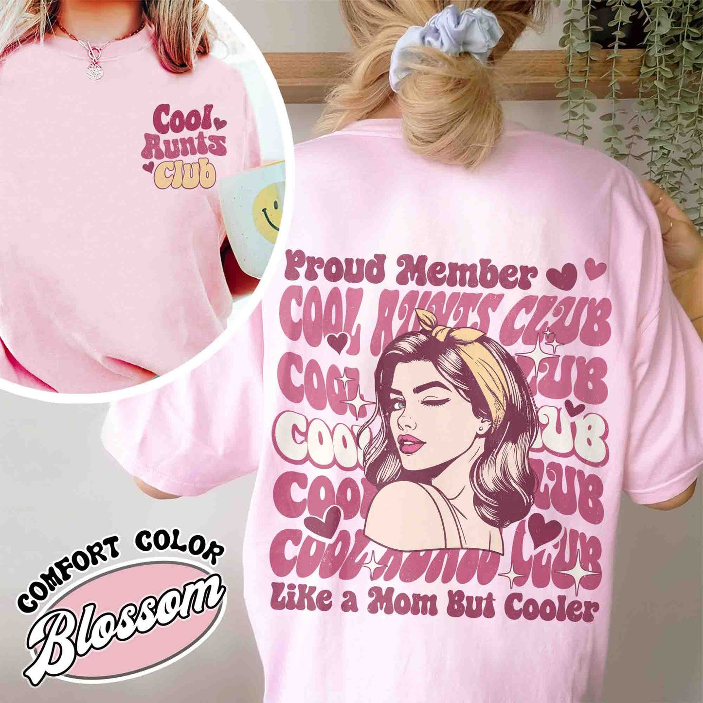 Cool Aunts Club Pocket Shirt, Cool Aunts Club Shirt, Cool Aunts Club T-Shirt, Great Aunt Club, Aunt and Neice Gift, Future Aunt Gifts