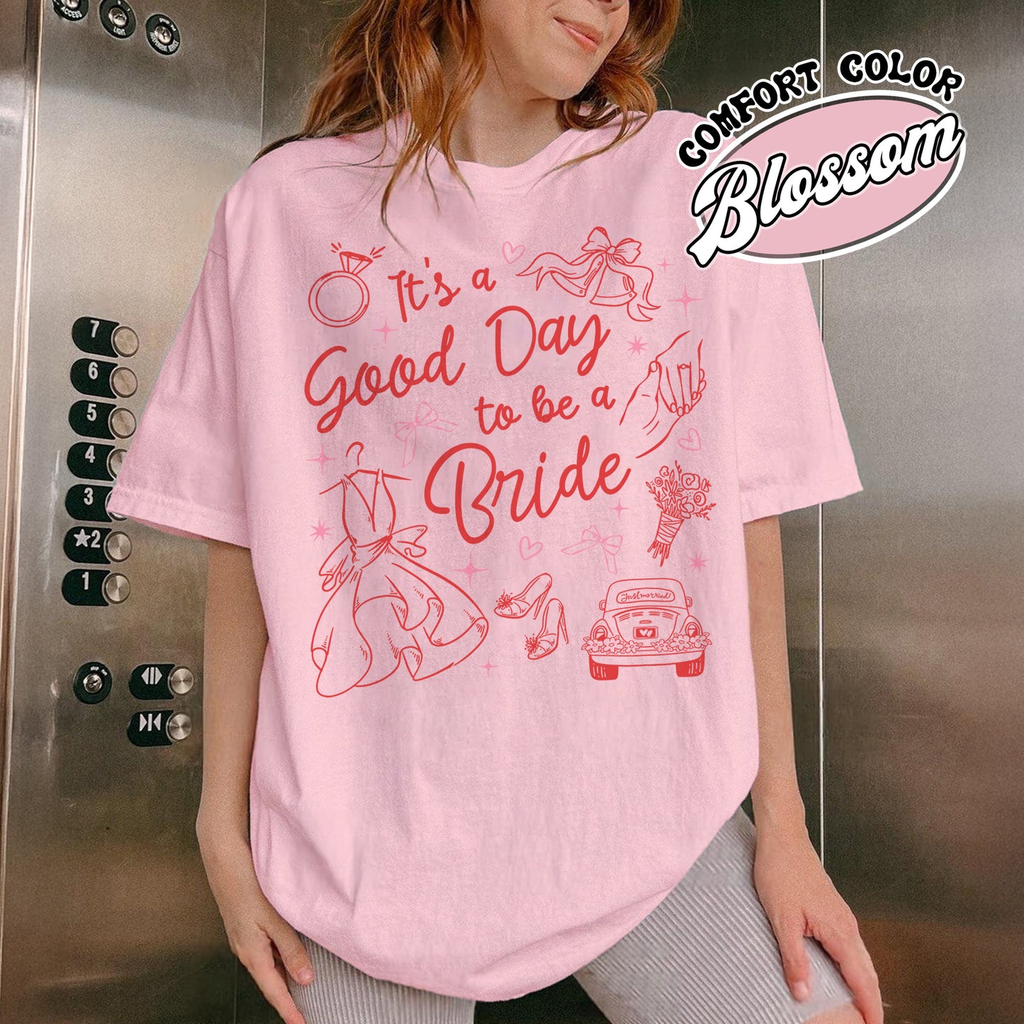 Bachelorette Comfort Colors Shirt,,It’s a Good Day to Be a Bride and Bridemaid Shirt, Bridal Party, Bachelorette Gift