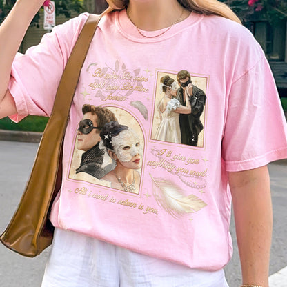 From Masquerade to Marriage – Benophie Inspired – Bridgerton Benedict & Sophie Regency Romance Tshirt