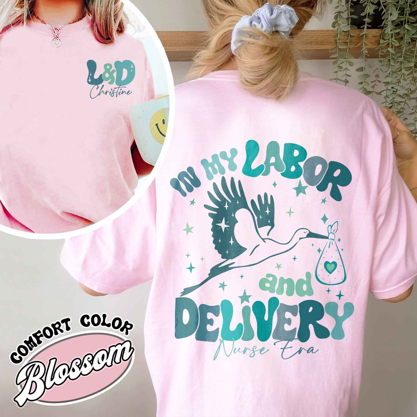 Labor and Delivery Shirt Summer, Labor and Delivery Custom, Labor and Delivery Nurse Shirt, in My Labor and Delivery Nurse Era, L and D Nurse