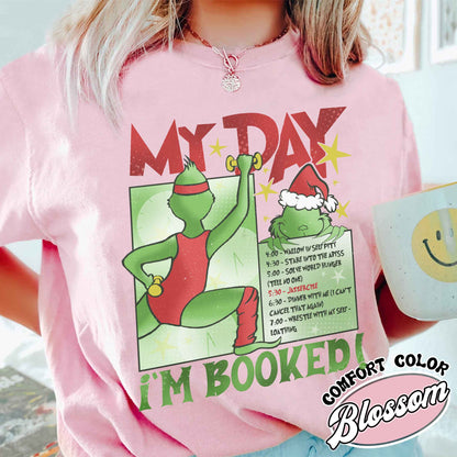 My Day I'm Booked Shirt,My Day Im Book,Christmas Gift,Christmas Shirt,Funny Christmas Shirt,Womens Christmas Shirt,Im Booked Christmas Shirt