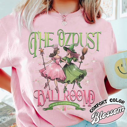 The Musical Ozdust Ballroom Shirt, Dancing Through Life Shirt, Wicked Musical Shirt, Witch Broomstick Shirt, Green Witch Shirt, Pink Witch Shirt