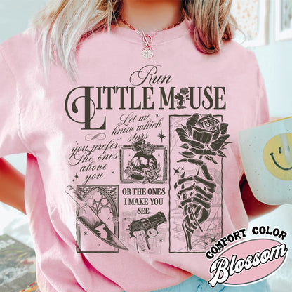 Run Little Mouse Tshirt, Run Little Mouse, Zade Book Dark Romance Merch, Smut Reader Gift, Smut Reader, Book Lover Gift, Dark Romance Book Shirt