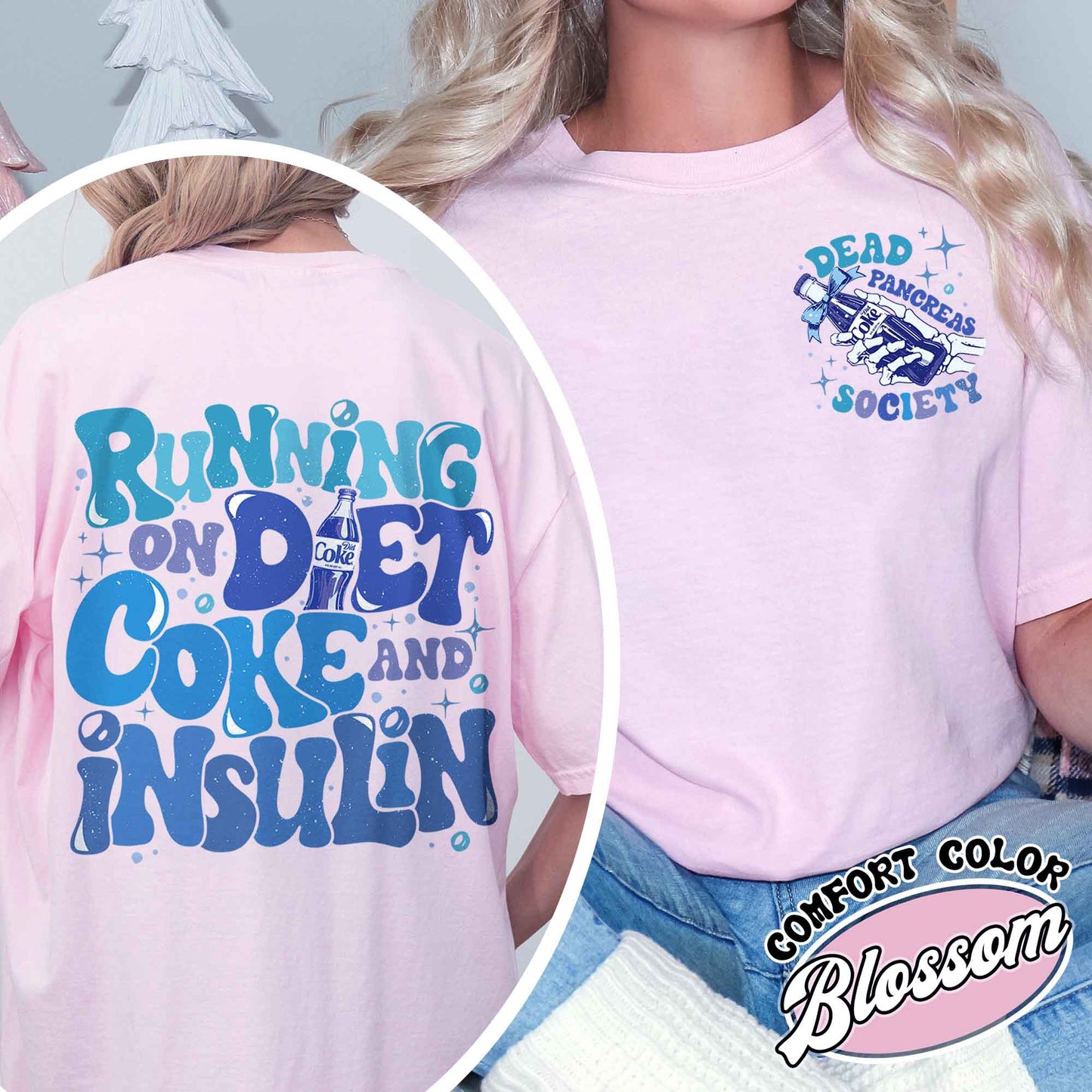 I Run On Diet Coke And Insulin Shirt,Diabetes Awareness Shirt For Moms,Friend Diabetes Awareness,Dead Pancreas Society Diabetes Awareness