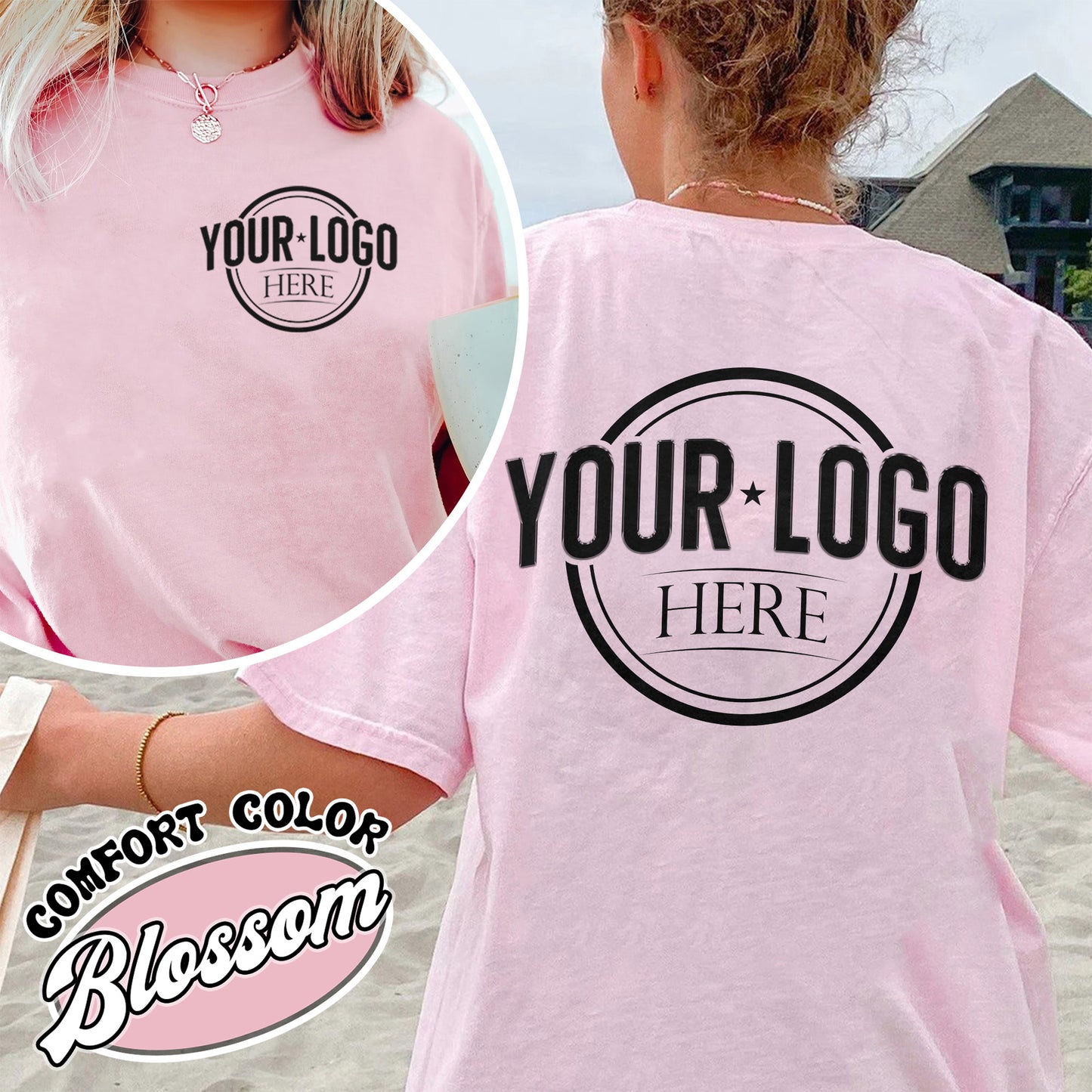 Business Logo Shirt Front and Back Shirt, Custom Logo Shirt Bulk, Custom Business Logo, Custom Shirt of My Logo, Your Logo Here Shirt