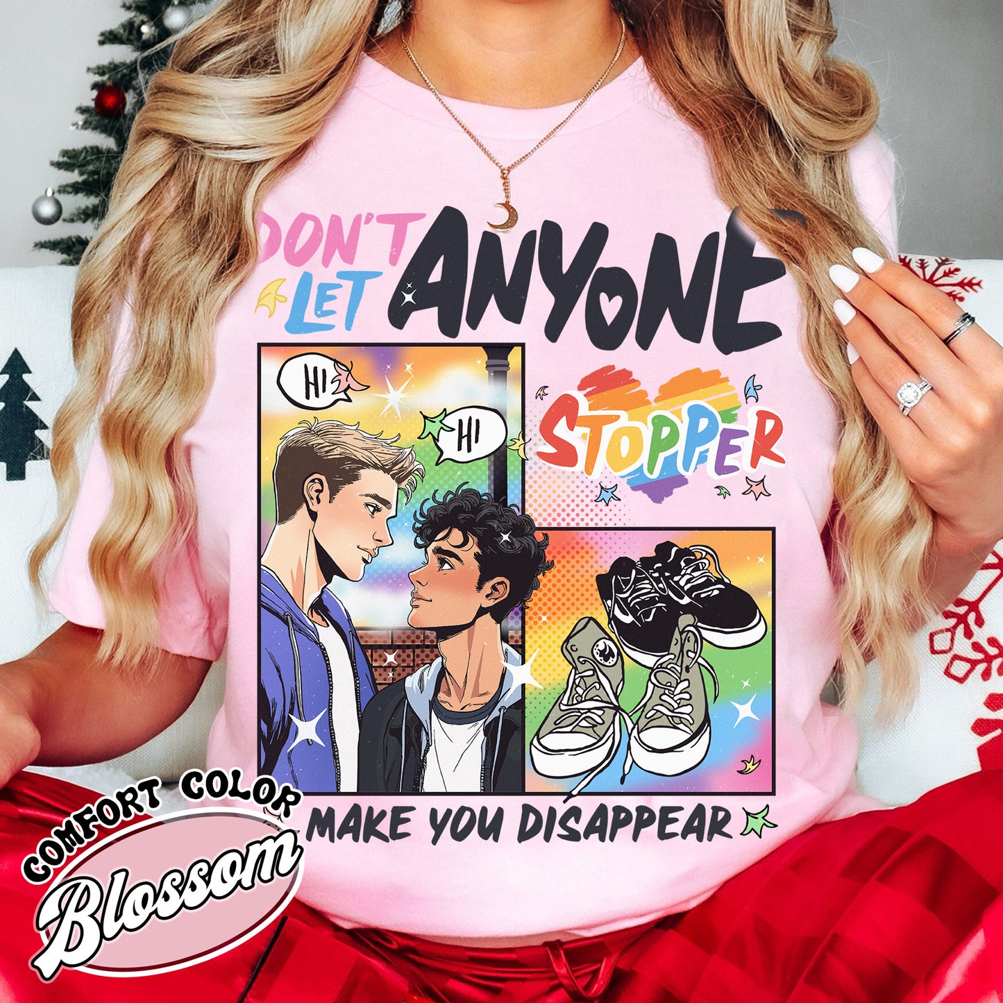 Don’t Let Anyone Make You Disappear Shirt, LGBT Love Shirt, LGBT Pride Shirt, LGBT Book Comfort Colors Shirt, Pride Month Shirt, LGBTQ Shirt