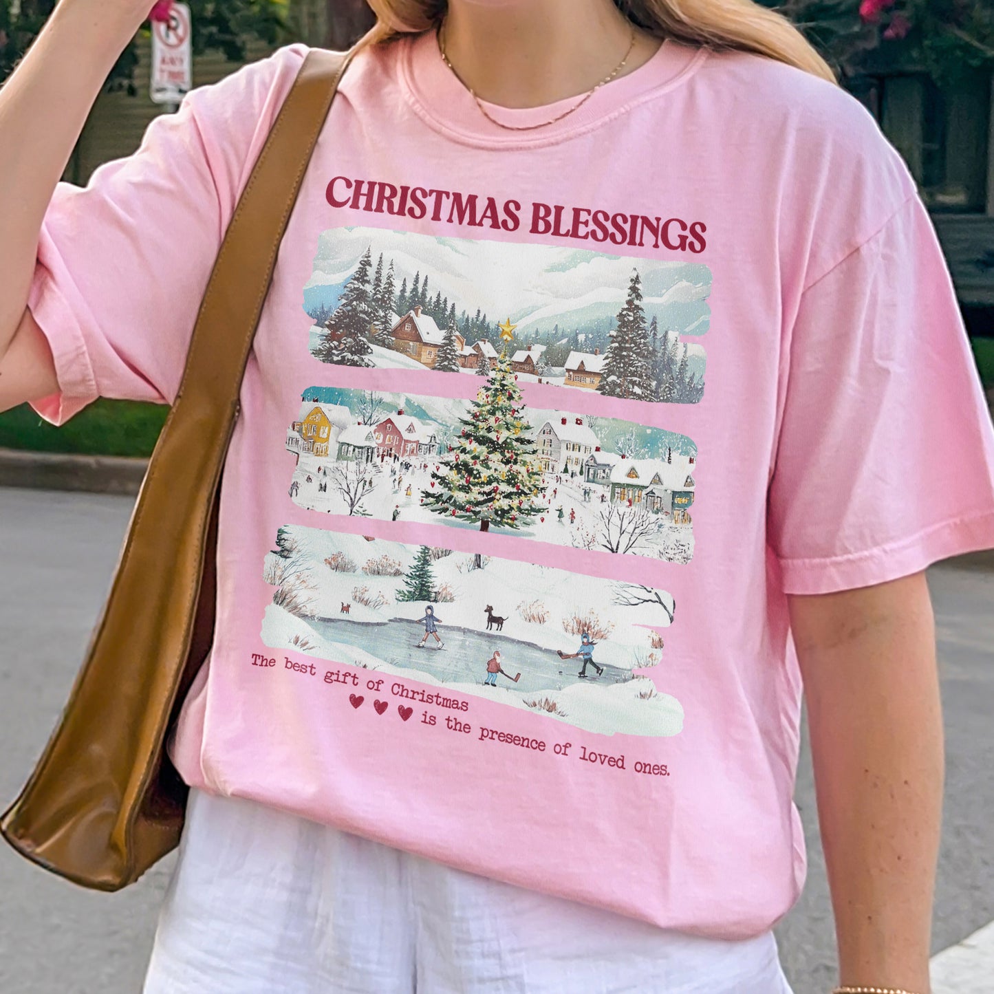 Merry Christmas Shirt: Christmas Blessings Shirt, Cute Santa Tee, Xmas Shirt