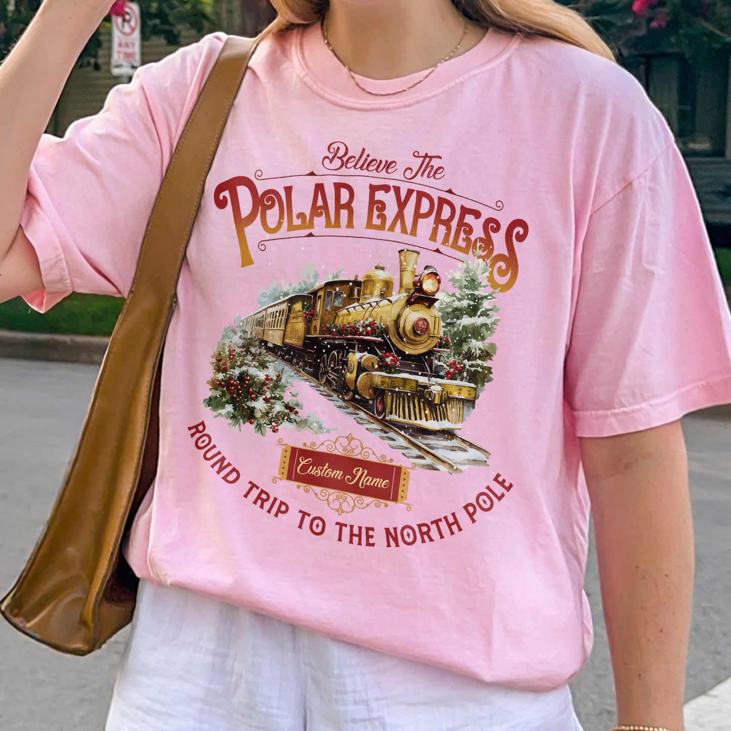 Custom Polar Express Shirt | Believe Round Trip to the North Pole Tee