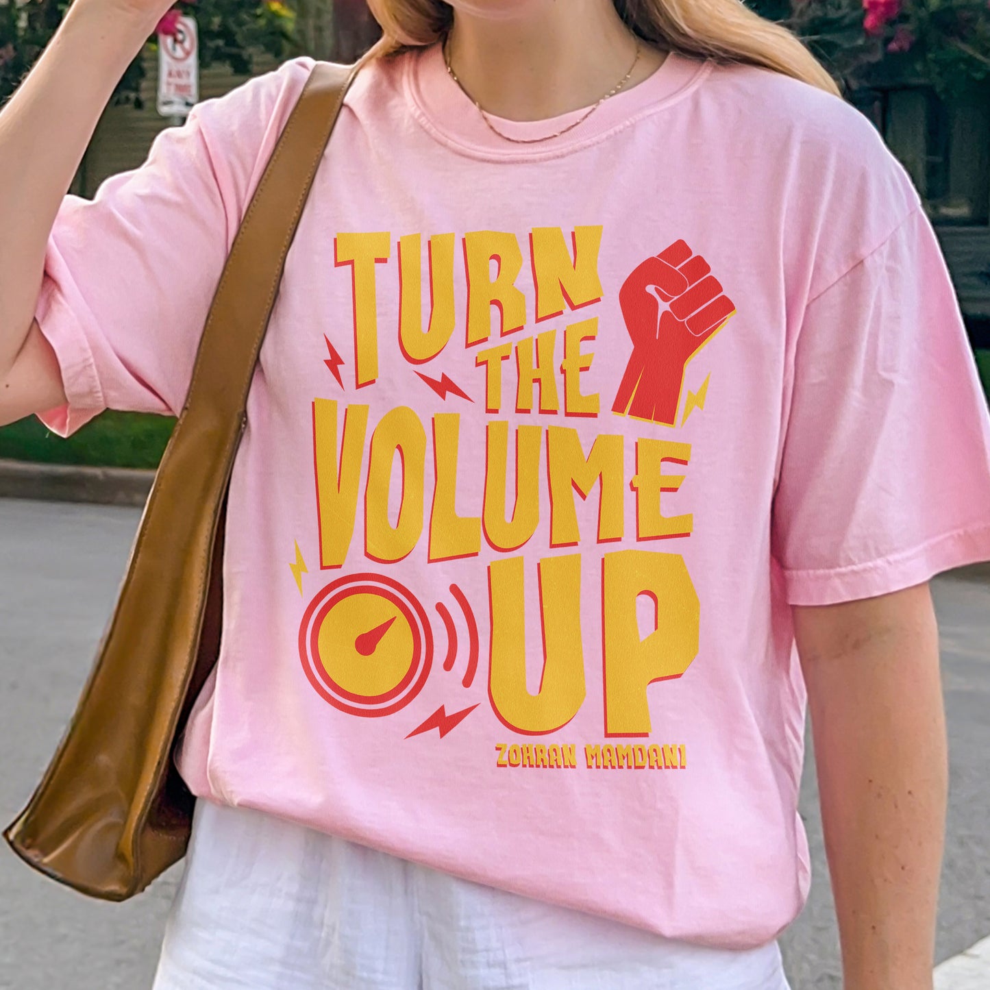 Turn the Volume Up, Zohran Mamdani, Zohran NYC Mayor, Progressive, Liberal, NYC 2026, Democracy Tshirt