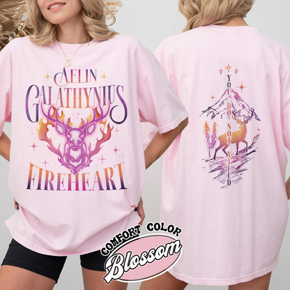 Fireheart Queen Aelin Comfort Colors Shirt, Terrasen to Whatever End Fireheart, Fireheart Queen Aelin Shirt, You Do Not Yield Shirt, TOG Shirt