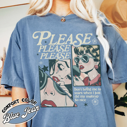 Please Please Please Comfort Colors Shirt, Concert Shirt, Soft Girl Aesthetic, Music Lover Gift, Espresso Gift, Dont Embarrass Me Shirt