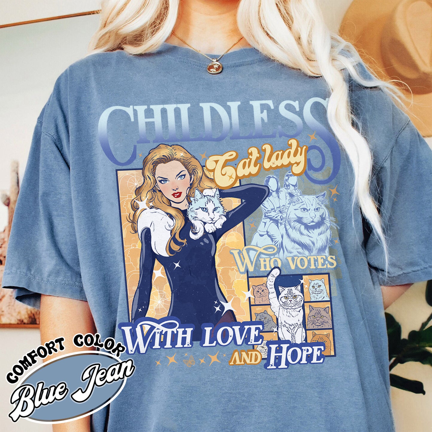 Childless Cat Lady Shirt, Election Shirt, Cat Lover Shirt, I Vote Tee, Vote Blue Election Shirt, Roevember Shirt, Feminist Shirt, Madam President