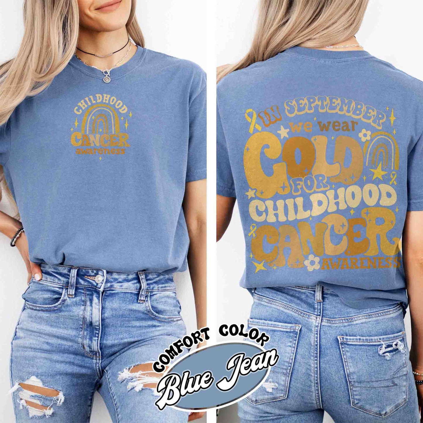 Childhood Cancer Awareness Month Shirt, I Wear Gold For Childhood Cancer Awareness Tshirt, Nurse Tshirt, Childhood Cancer Support Squad