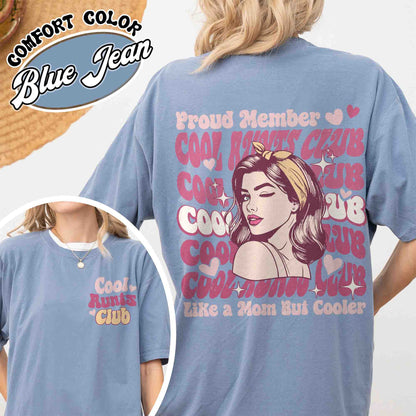 Cool Aunts Club Pocket Shirt, Cool Aunts Club Shirt, Cool Aunts Club T-Shirt, Great Aunt Club, Aunt and Neice Gift, Future Aunt Gifts