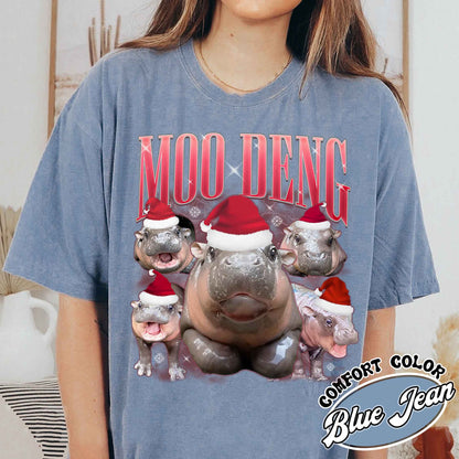 Moo Deng Meme Shirt, Baby Hippo Shirt, Zoo Baby Hippo Shirt, I Love Moo Deng Tee, Moo Deng Fan Club Shirt, Hippo Lover Shirt, Moo Deng I Love You