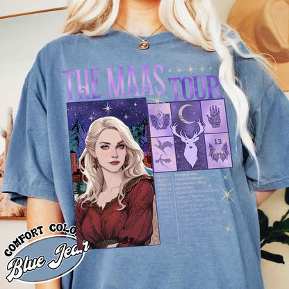 The Maas Tour Shirt, TOG Shirt, ACOTAR Shirt, ACOTAR TOG Crescent City Shirt, Sjm Tour Shirt, Book Shirt Sjm, Book Lovers Shirt, Bookish Shirt