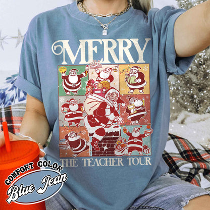 Christmas Teacher Era Tour Shirt, Merry Christmas Shirt, Santa Clause Tshirt, Christmas Teacher Shirt, Santas Teachers Shirt, Teachers Day Gift