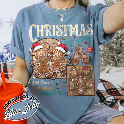 Ginger Cookies Christmas Shirt, Christmas on Main Street Shirt, Christmas on the Main Street, Christmas Cookies Shirt, Christmas Trip Shirt