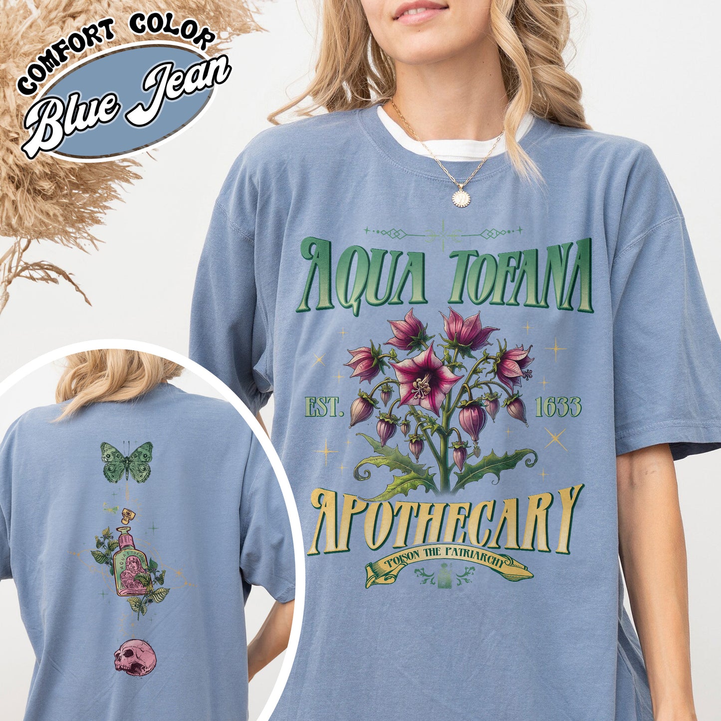 Aqua Tofana Apothecary Shirt, Aqua Tofana Shirt, Funny Feminist Aqua Tofana Apothecary Shirt, Poison the Patriarchy, Womens Rights Shirt