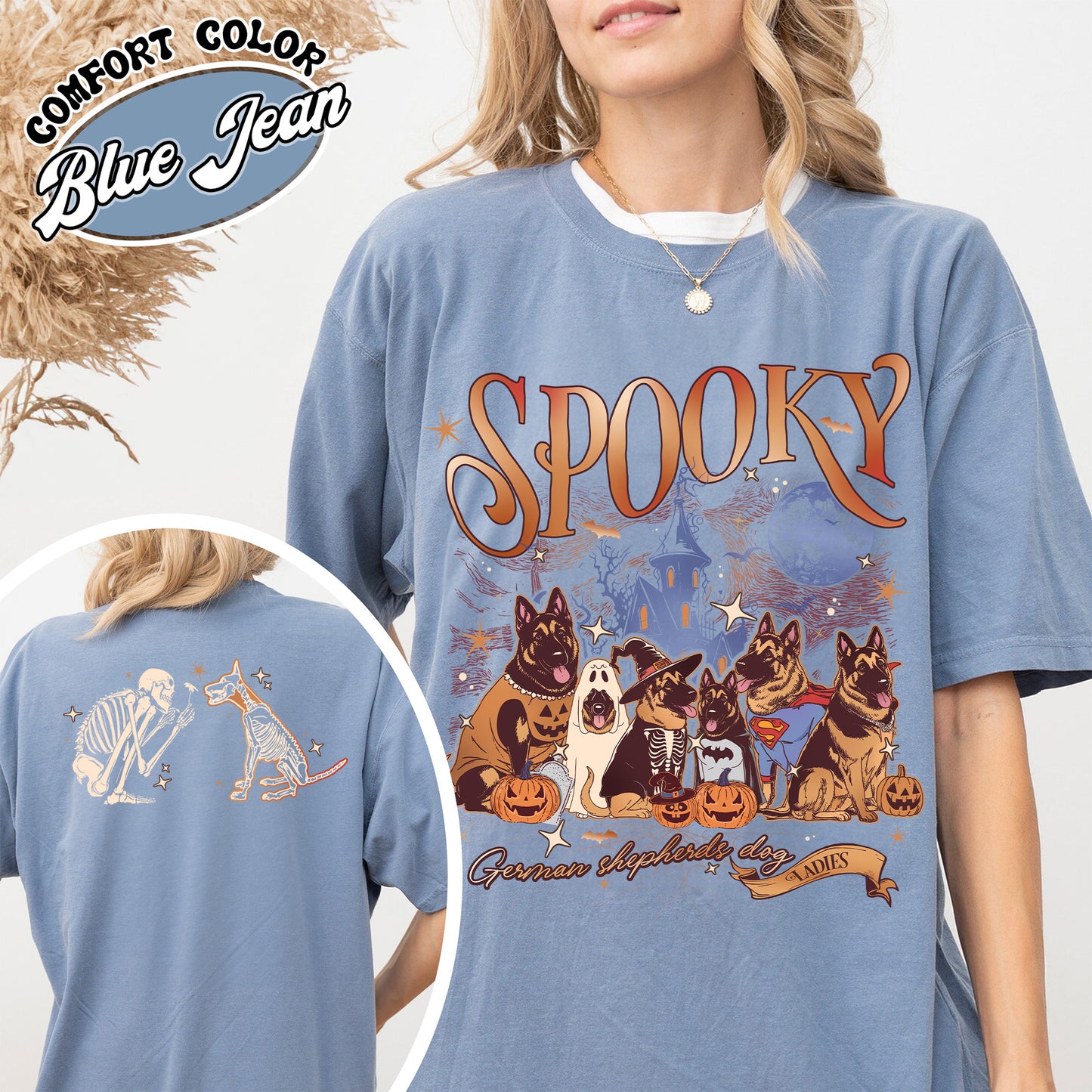 Spooky Dog Mom Shirt, Trick or Treat Ghost Dogs Shirt, Trick or Treat Dog Shirt, Halloween Dog Boop Skeleton Shirt, Halloween Cute Dog Shirt