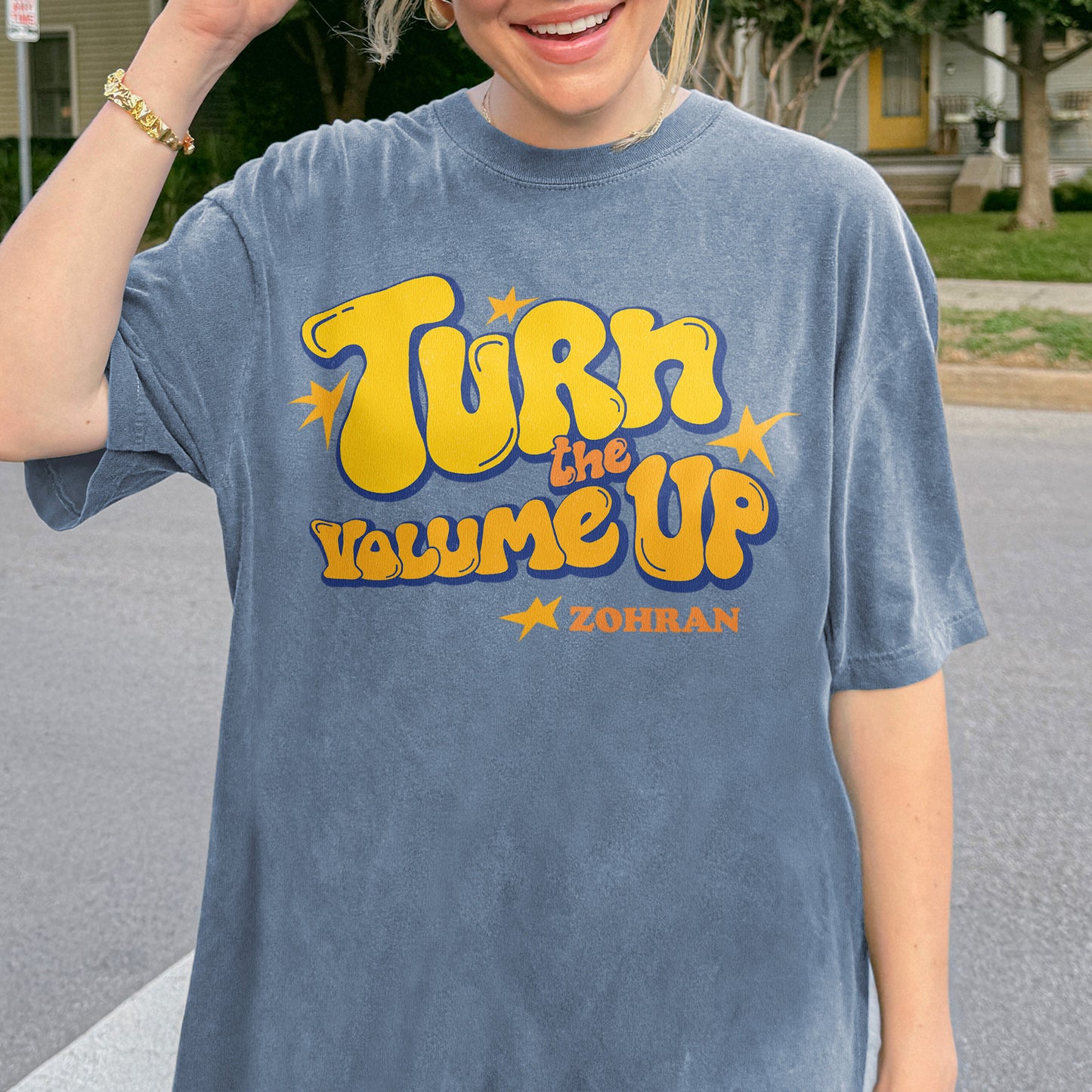 Turn the Volume Up, Zohran Mamdani, Zohran NYC Mayor, Progressive, Liberal, NYC 2026, Democracy Tshirt