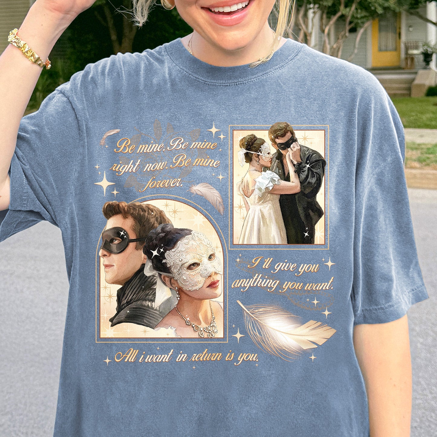 From Masquerade to Marriage – Benophie Inspired – Bridgerton Benedict & Sophie Regency Romance Tshirt
