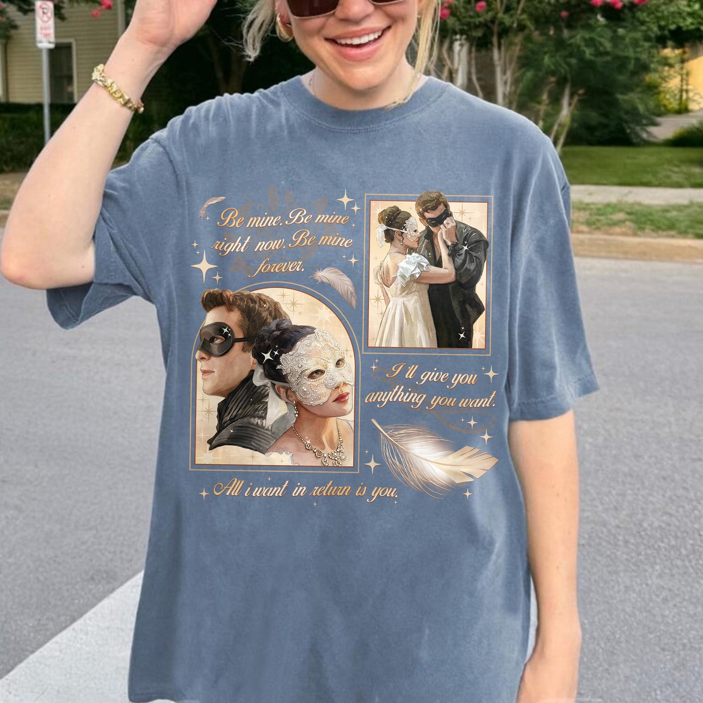 From Masquerade to Marriage – Benophie Inspired – Bridgerton Benedict & Sophie Regency Romance Tshirt